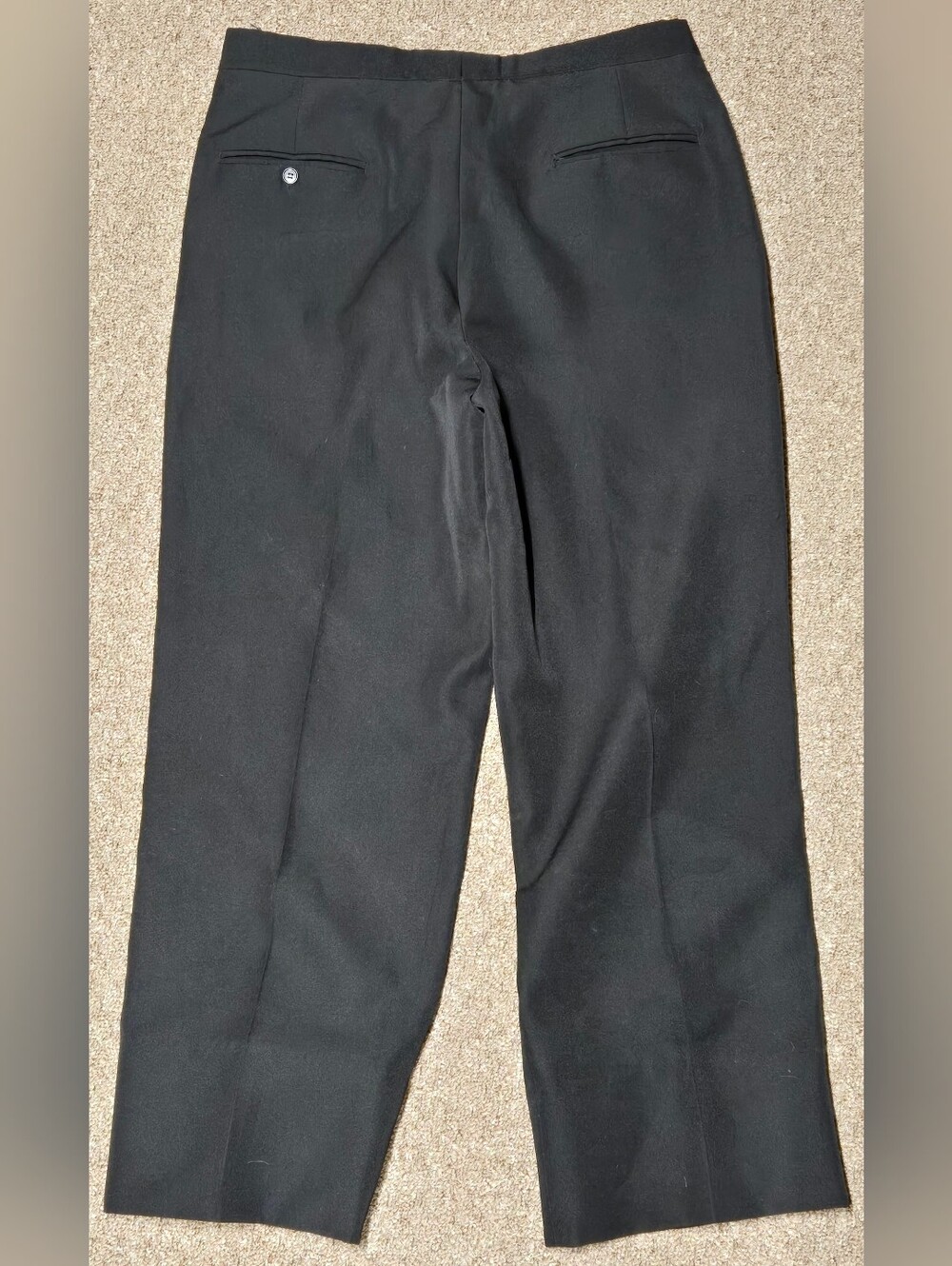 Men's Black Dress Pants - Classic Straight Fit- Size 36-37-38